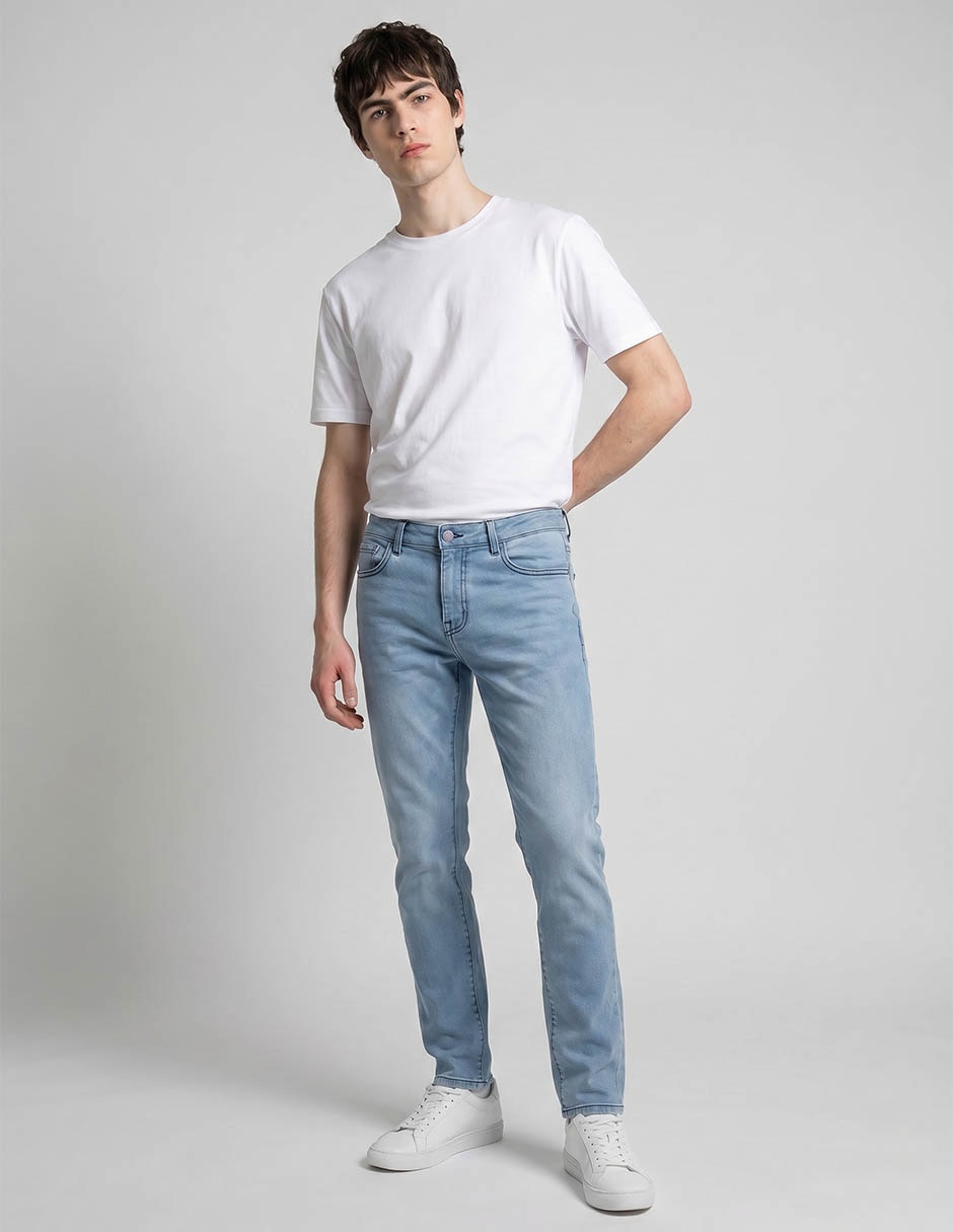 Jeans slim Aero lavado medio para hombre
