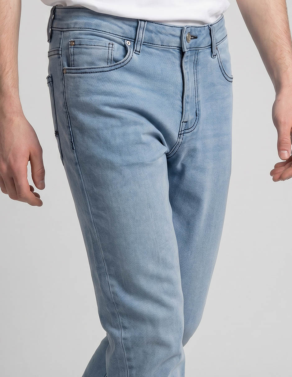 Jeans slim Aero lavado medio para hombre