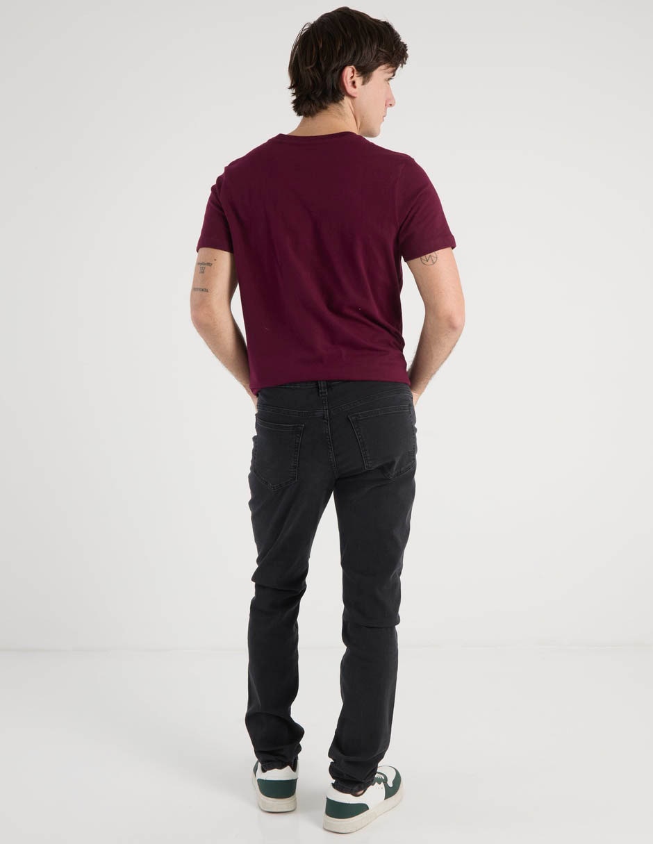 Jeans slim Aéropostale lavado obscuro para hombre