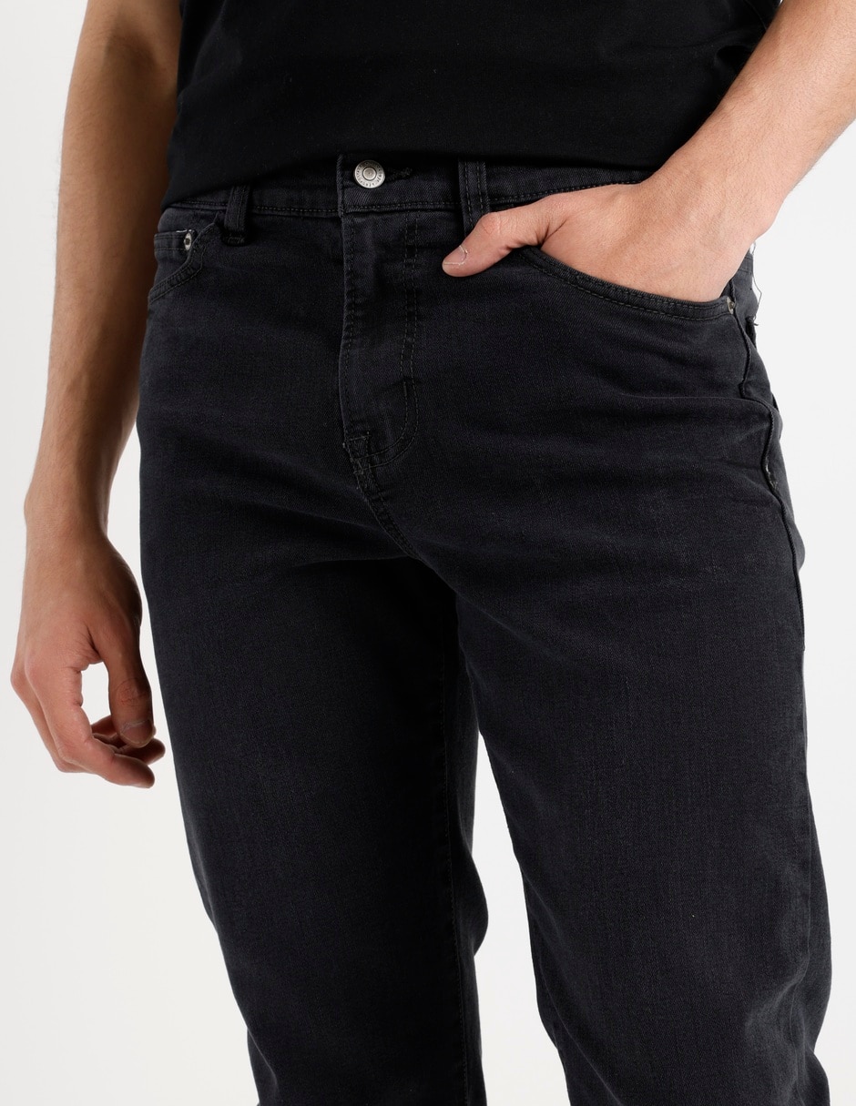 Jeans straight Aéropostale lavado obscuro para hombre