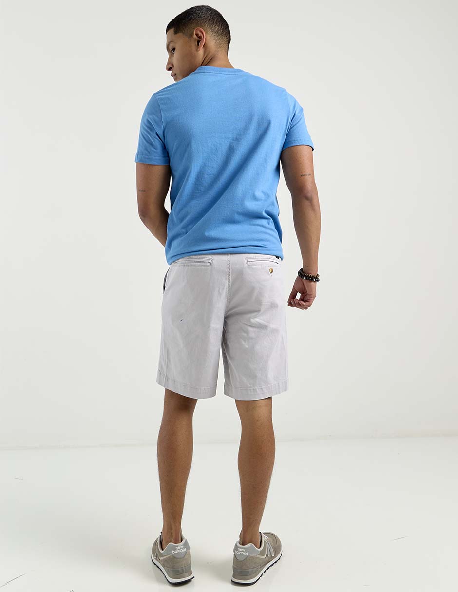 Bermuda Aéropostale de gabardina para hombre