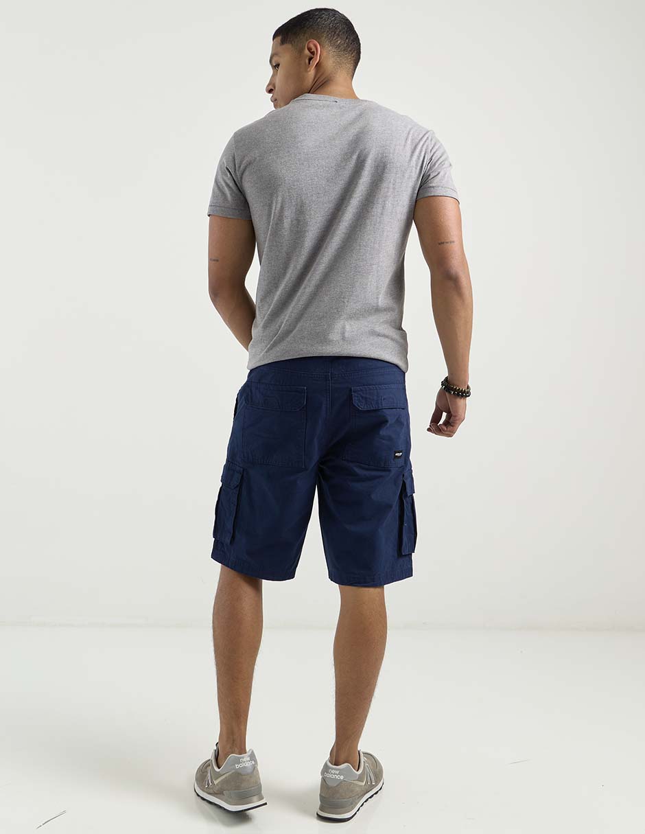 Bermuda Aéropostale de gabardina para hombre