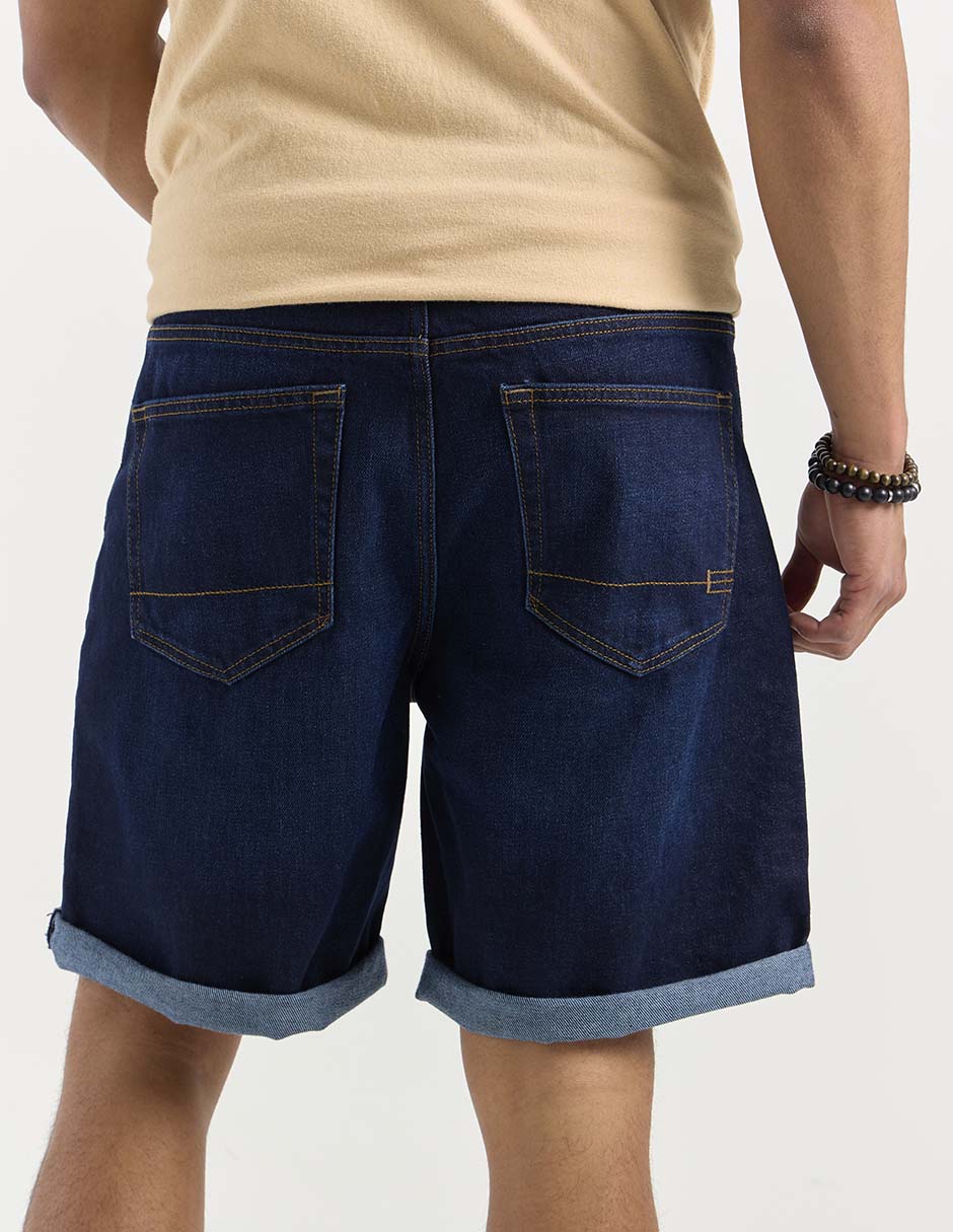 Bermuda Aéropostale de mezclilla para hombre