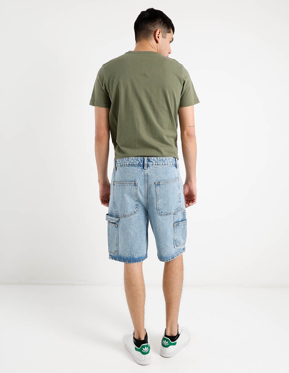 Bermuda Aéropostale de mezclilla para hombre