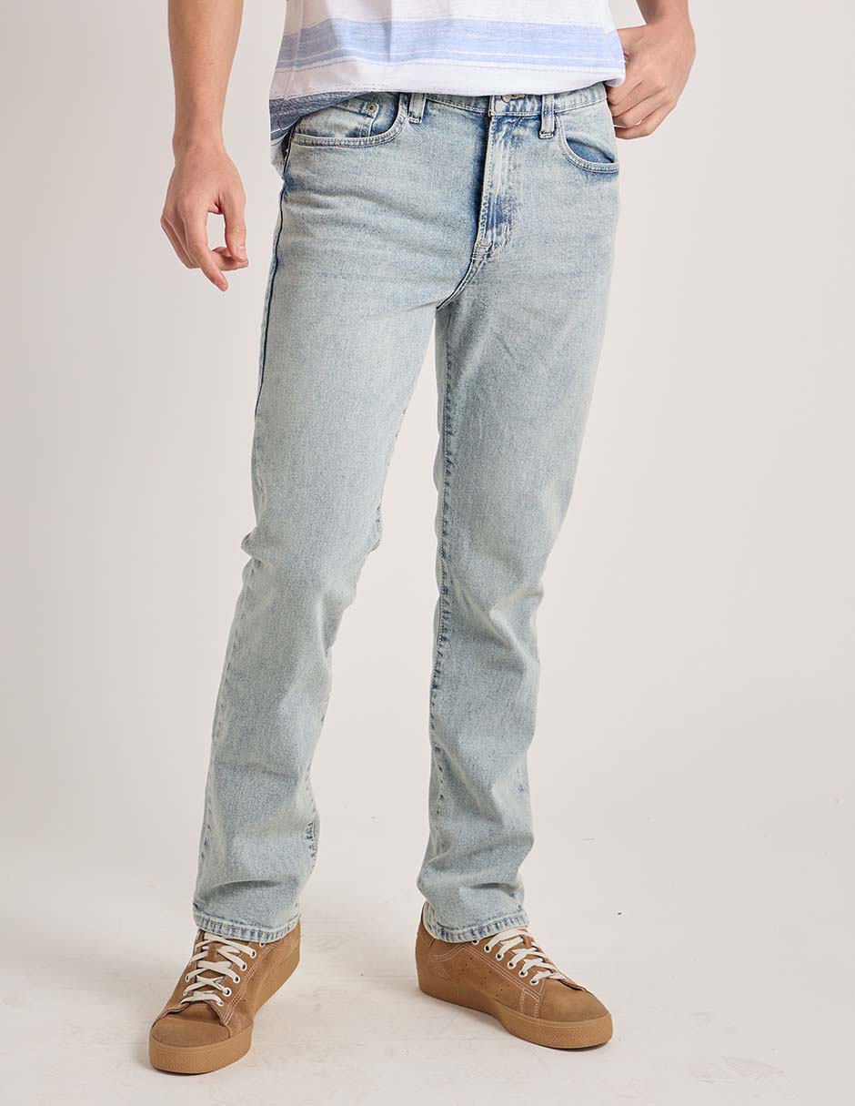 Jeans baggy lavado acid wash para hombre