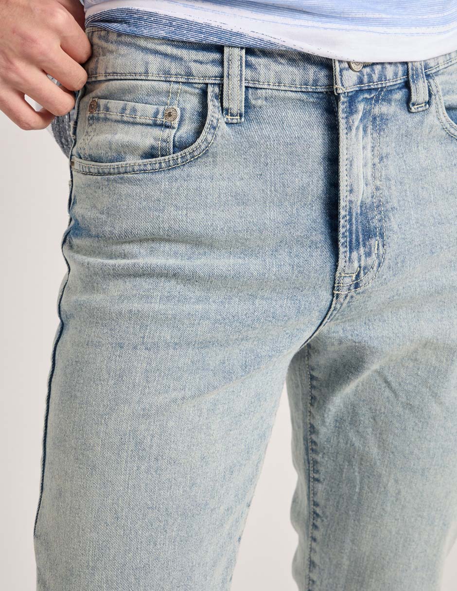 Jeans baggy Aero lavado acid wash para hombre