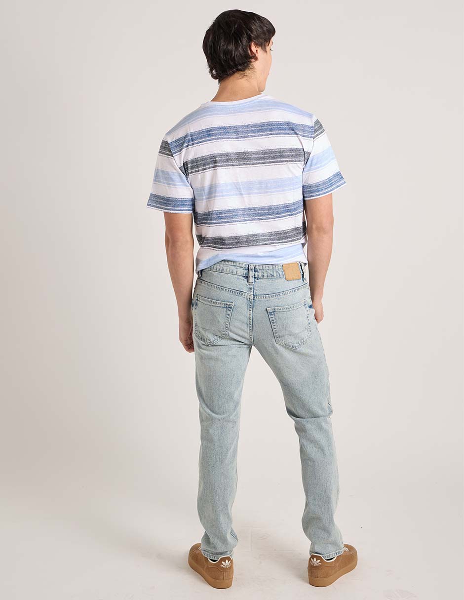 Jeans baggy Aero lavado acid wash para hombre