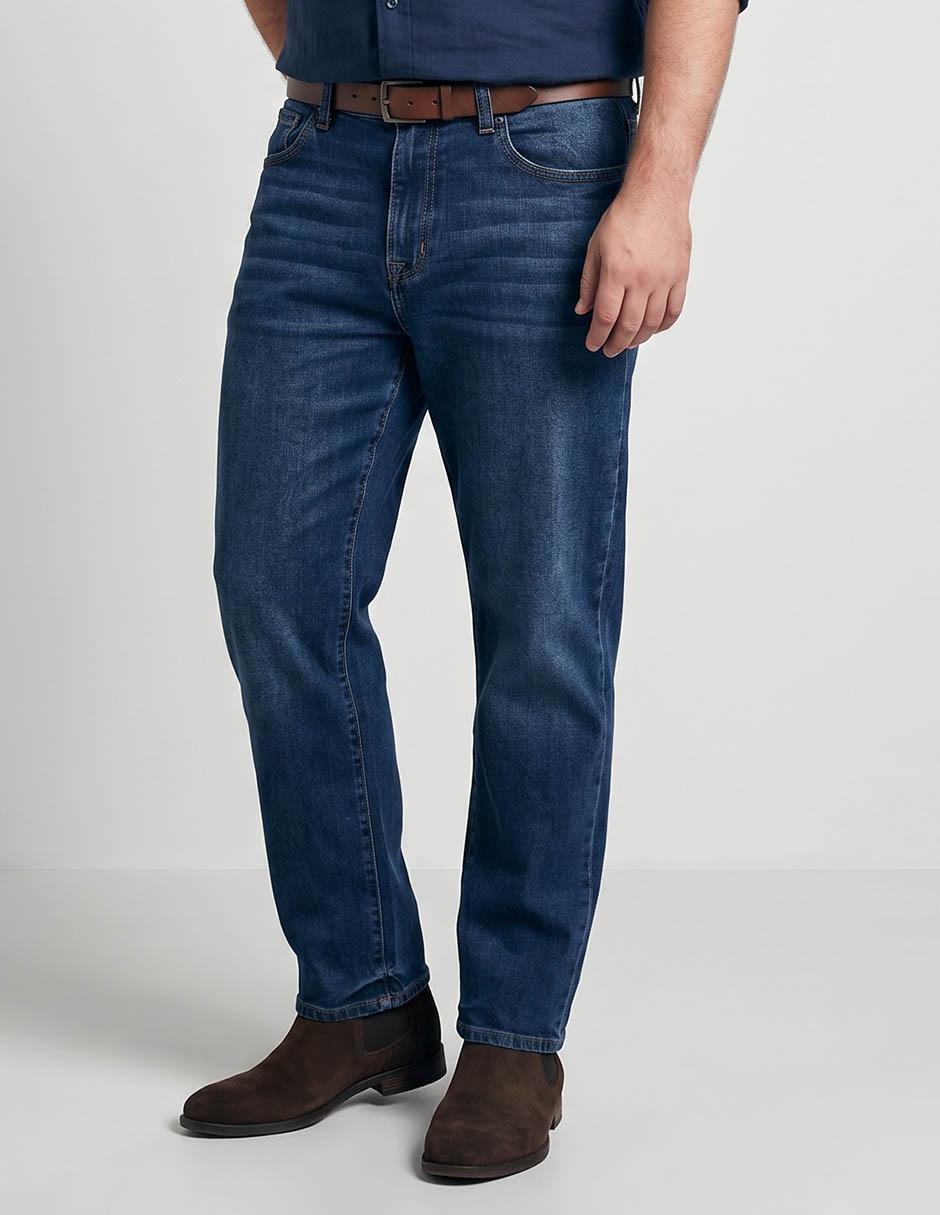 Jeans baggy Aero lavado stone wash para hombre