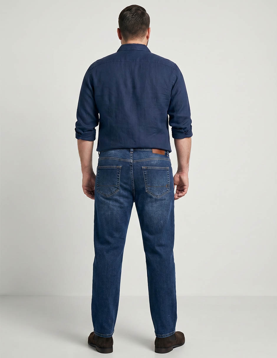 Jeans baggy Aero lavado stone wash para hombre