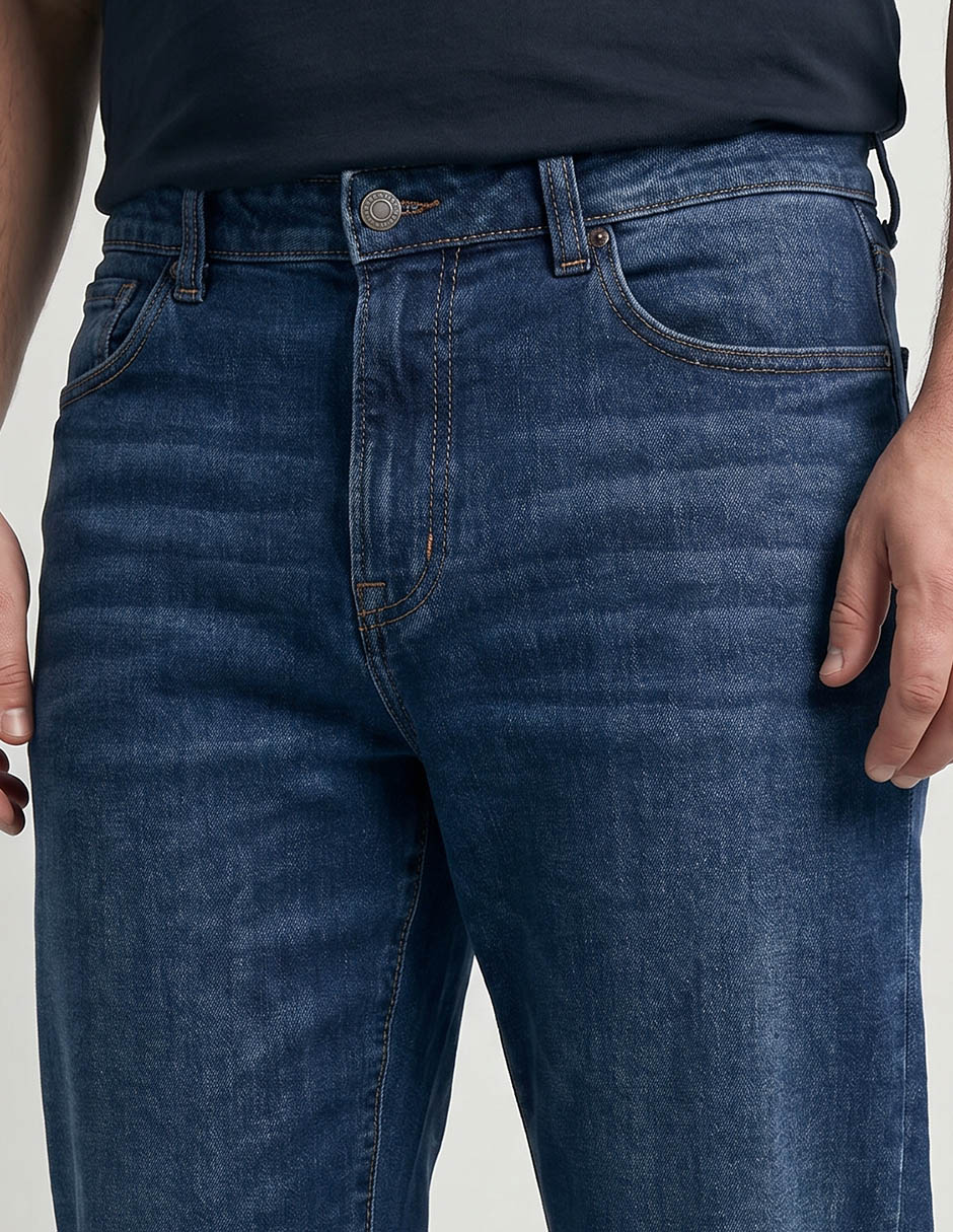 Jeans baggy Aero lavado stone wash para hombre