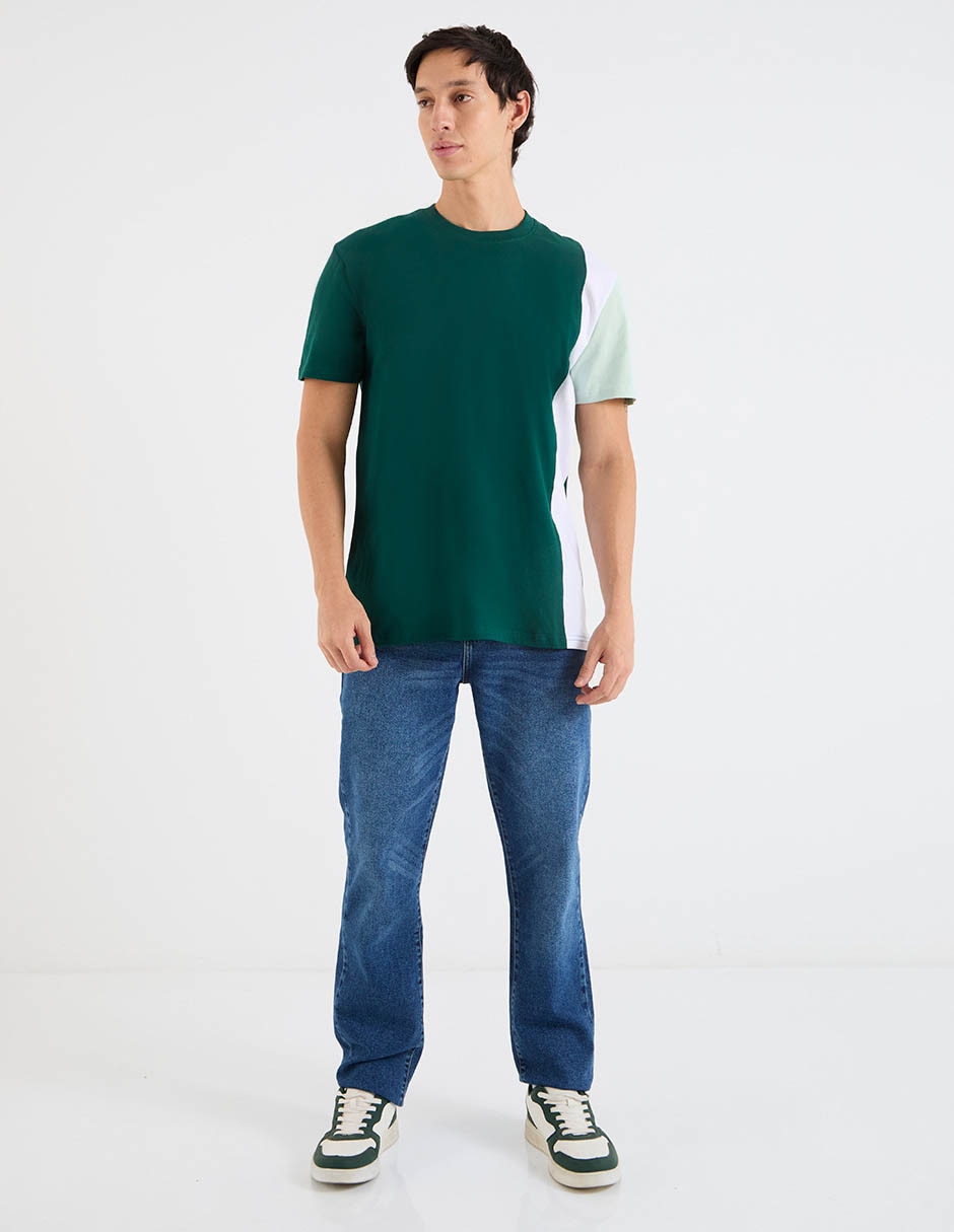 Jeans straight Aéropostale lavado stone wash para hombre