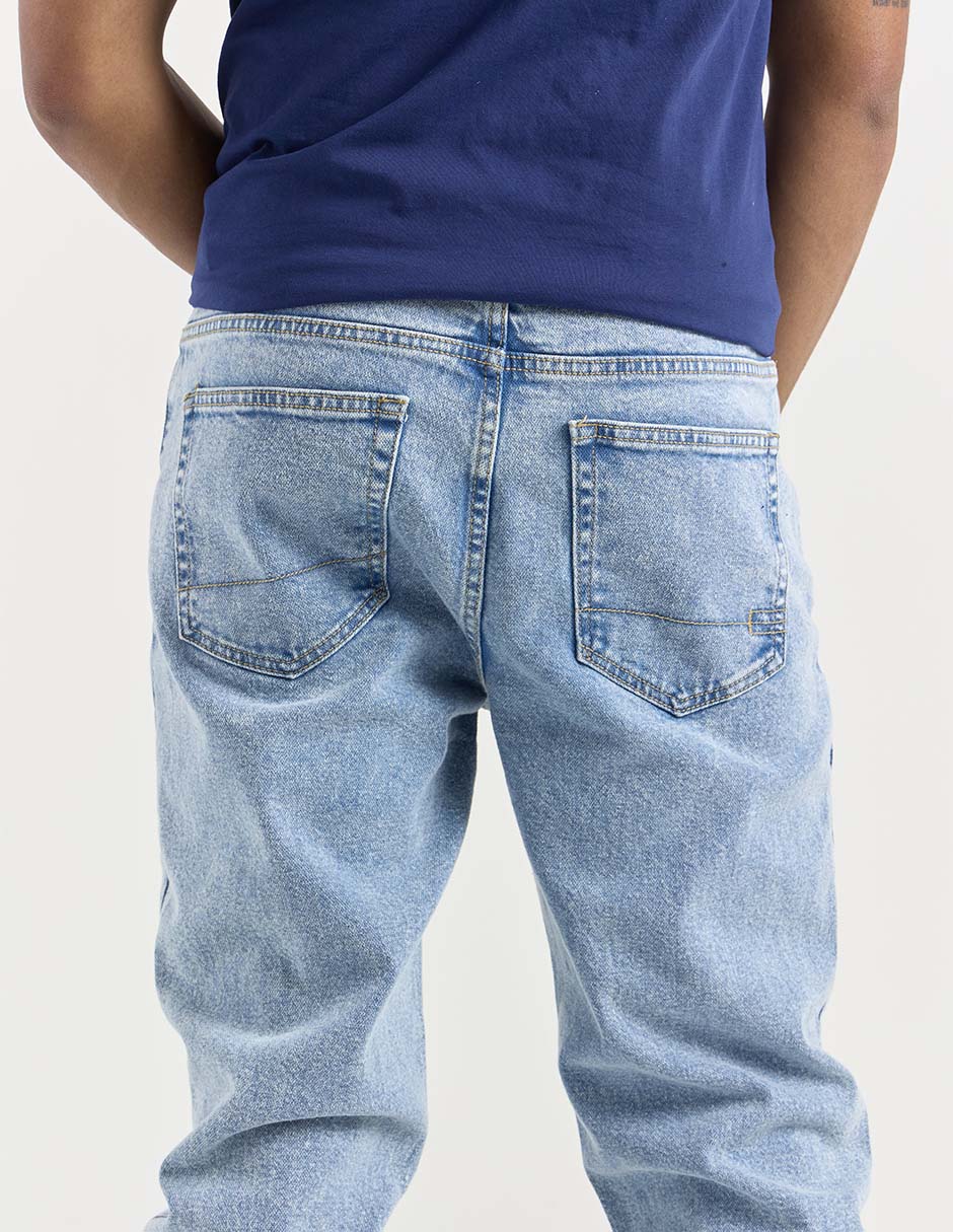 Jeans straight Aéropostale lavado claro para hombre