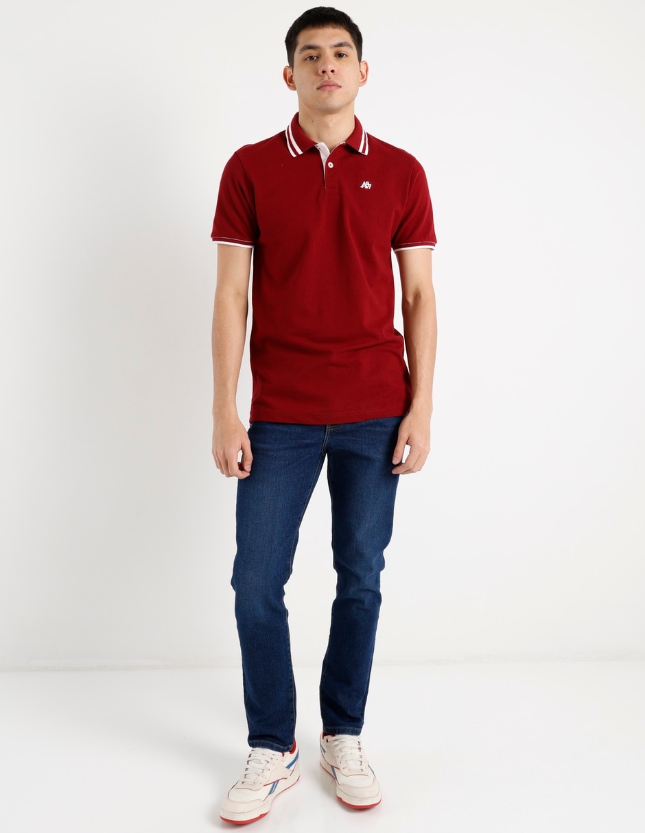 Jeans slim Aéropostale lavado stone wash para hombre 5