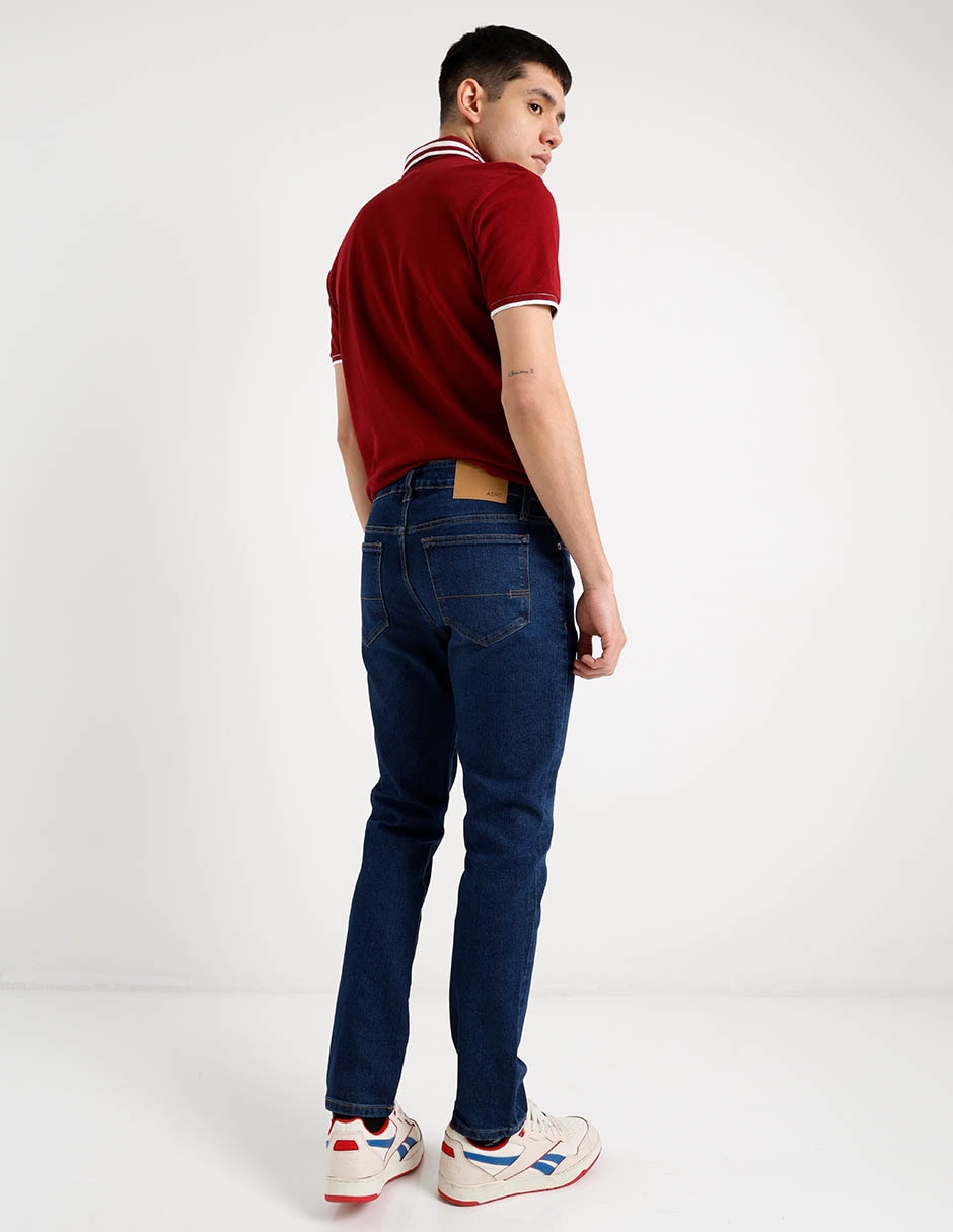 Jeans slim Aéropostale lavado stone wash para hombre 6