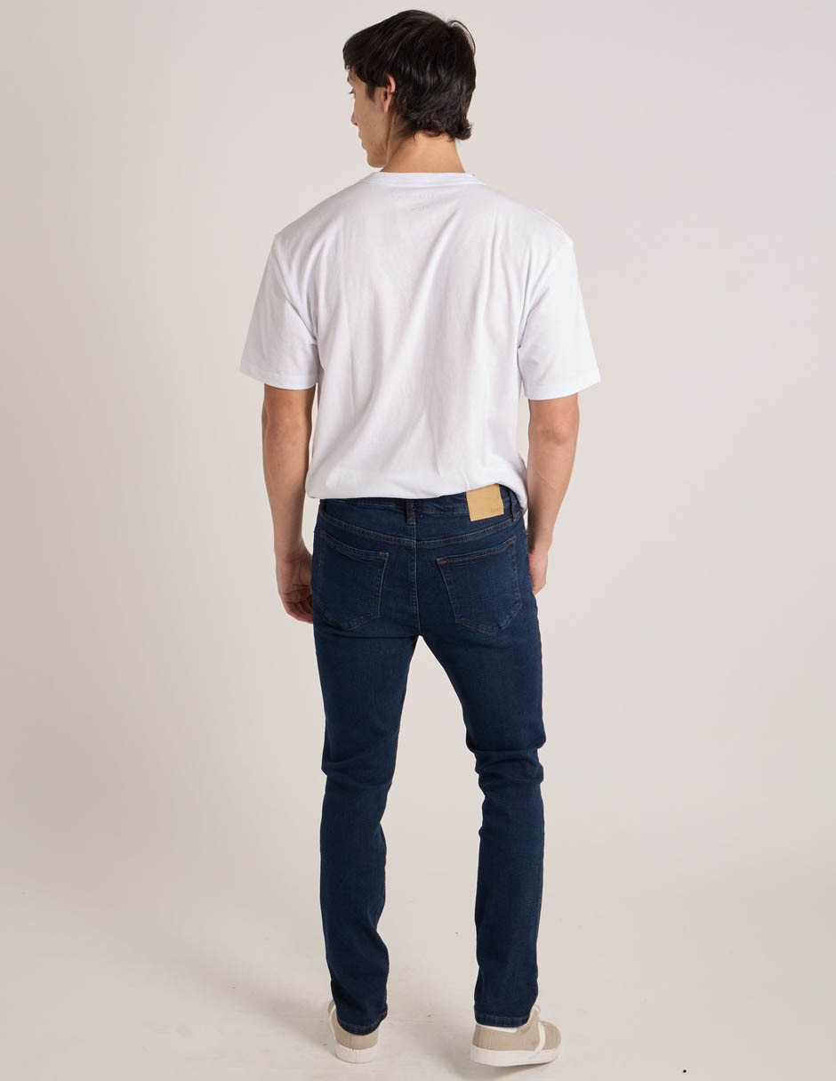 Jeans skinny Aéropostale lavado obscuro para hombre