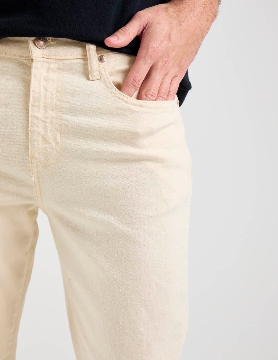 Jeans straight Aero lavado claro para hombre