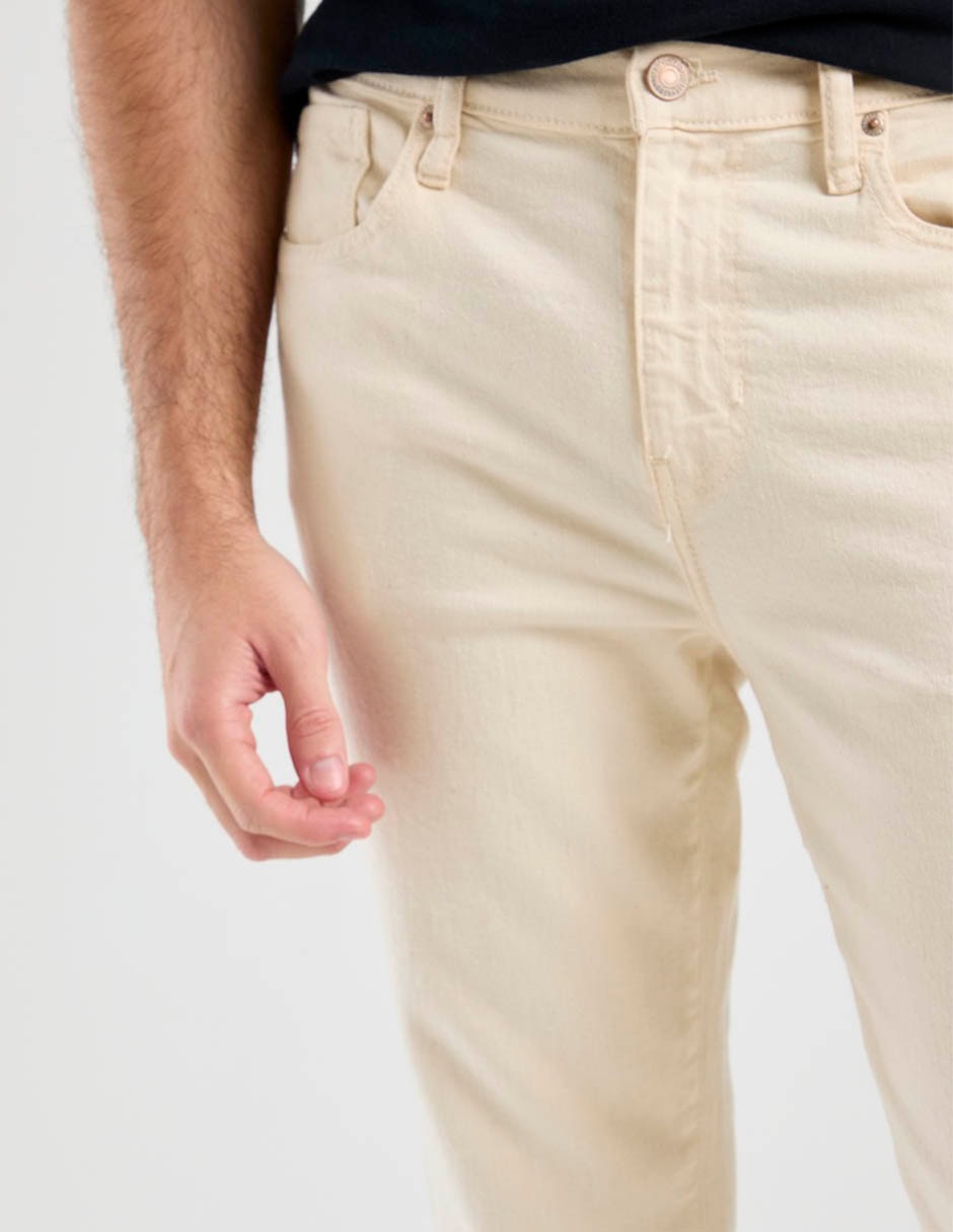 Jeans straight Aero lavado claro para hombre