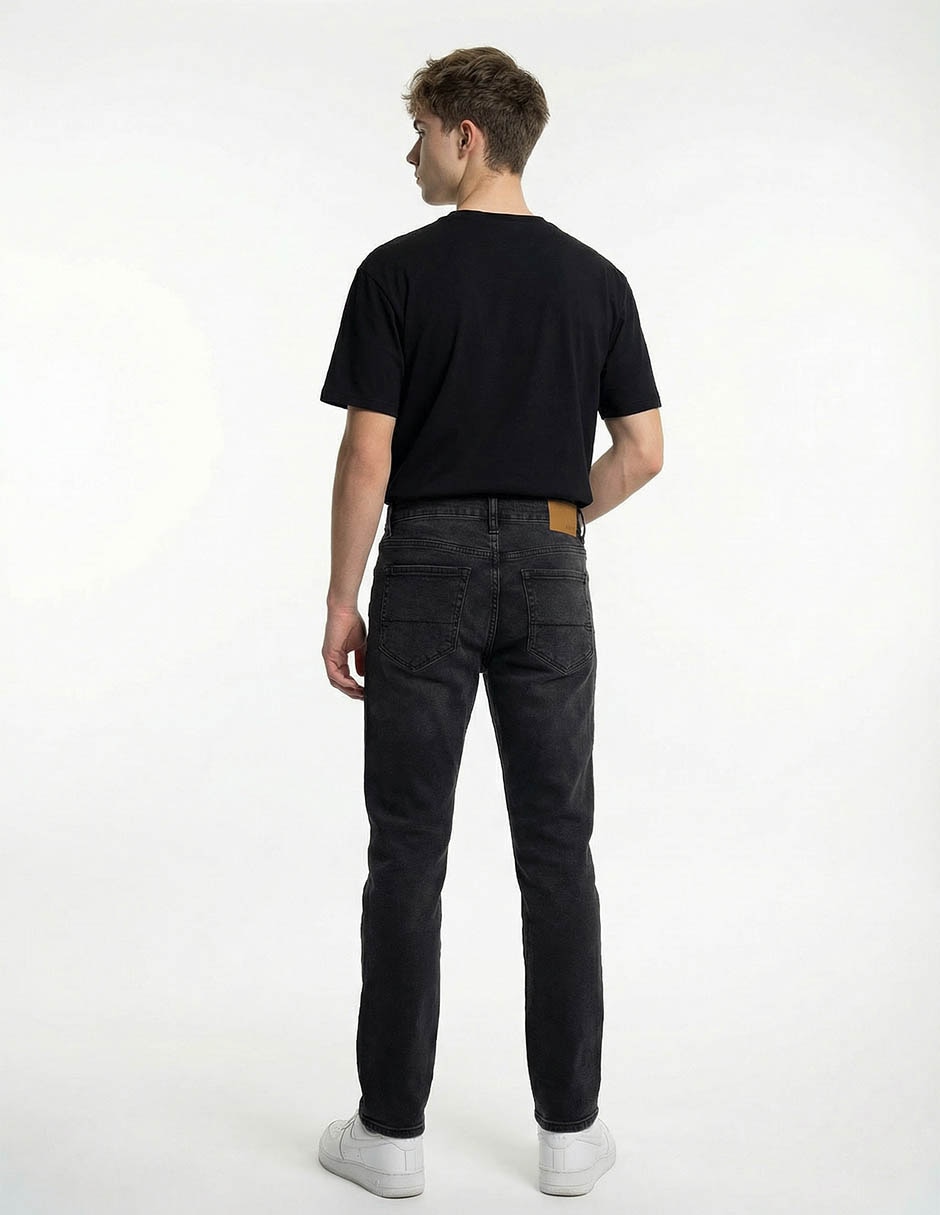 Jeans slim Aéropostale lavado obscuro para hombre