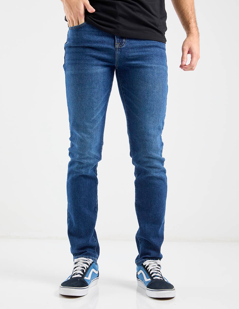 Jeans athletic lavado rinse para hombre