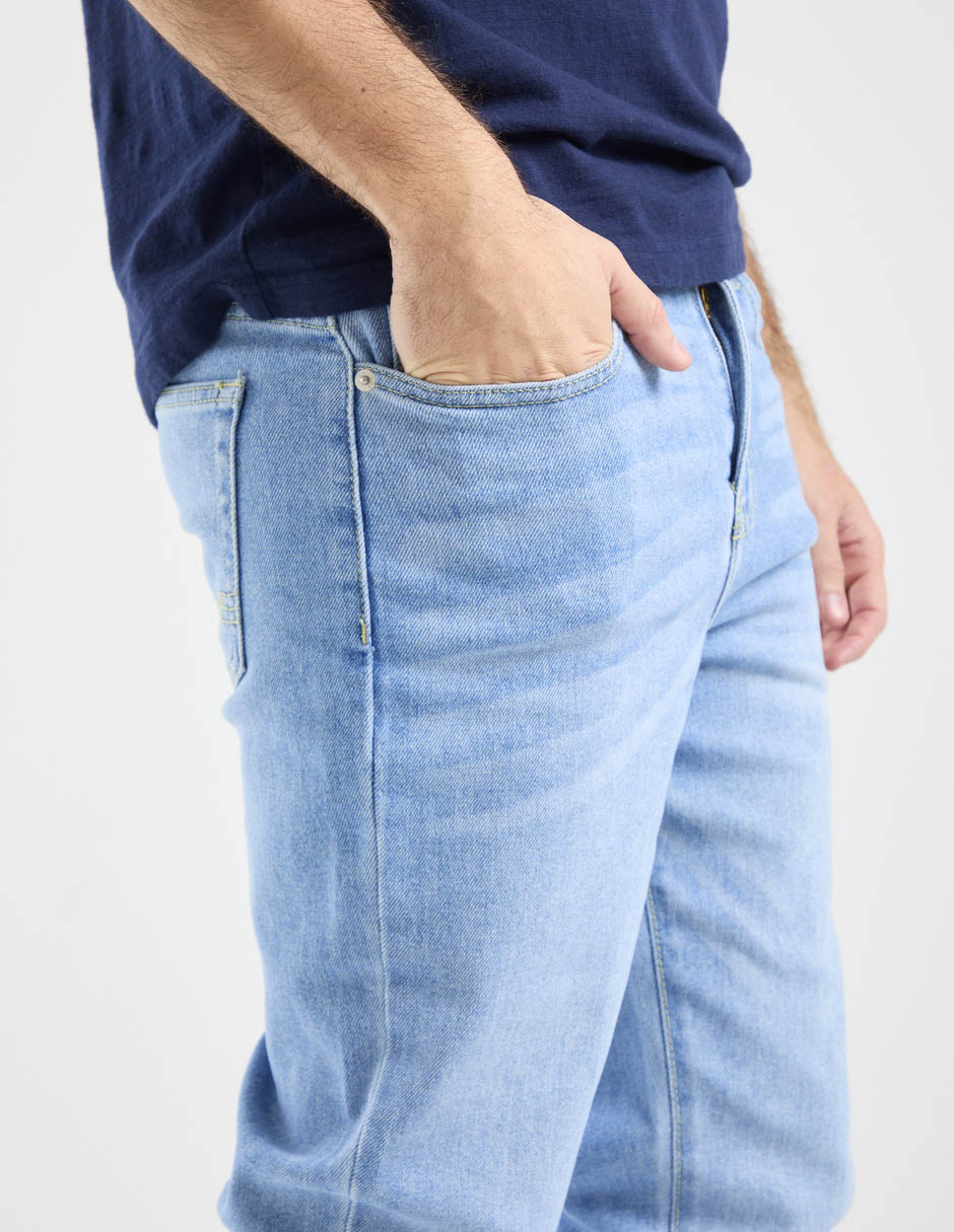 Jeans athletic Aero lavado bleach para hombre
