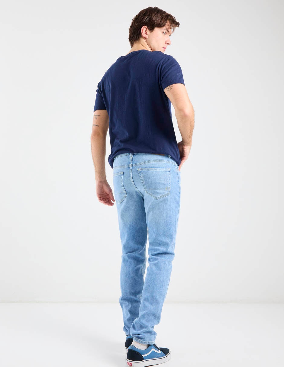Jeans athletic Aero lavado bleach para hombre