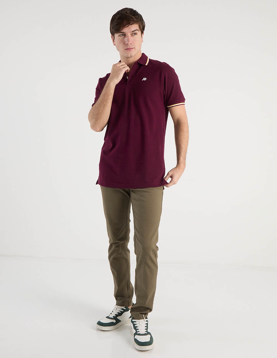 Pantalón chino slim Aéropostale de algodón para hombre