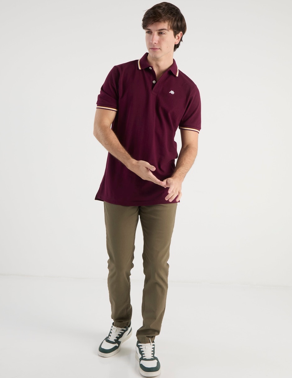 Pantalón chino slim Aéropostale de algodón para hombre