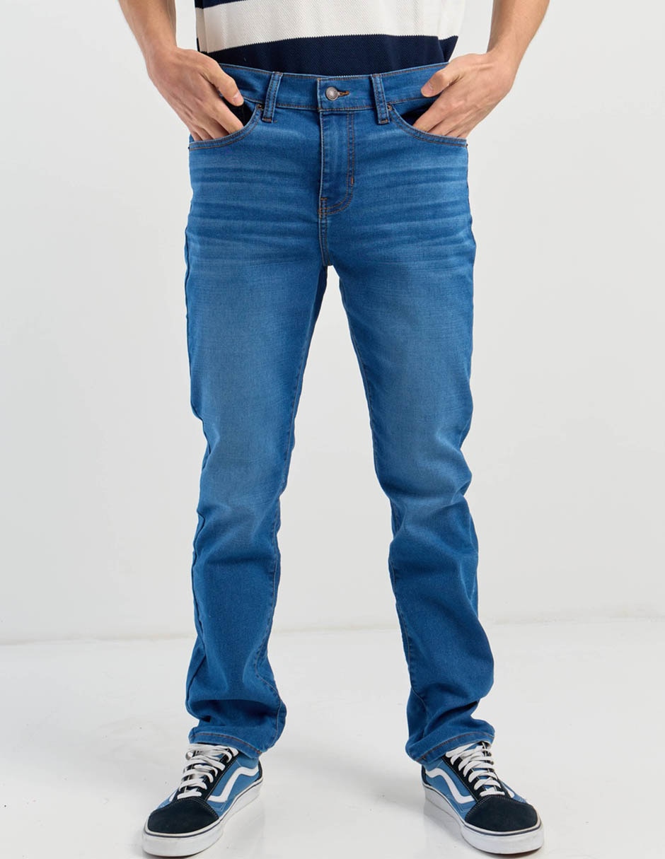 Jeans straight lavado obscuro para hombre Jeans straight lavado obscuro para hombre