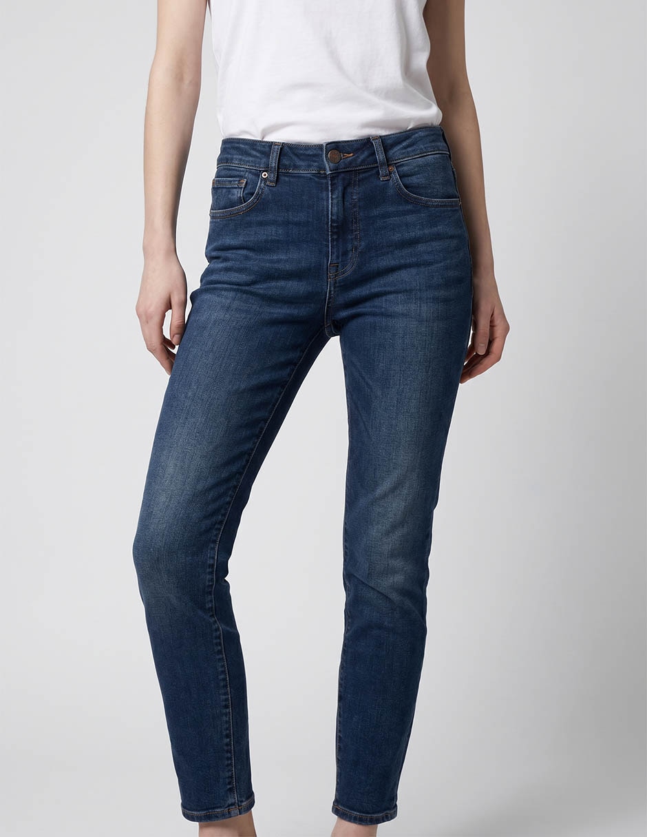 Jeans straight Aero lavado claro para hombre
