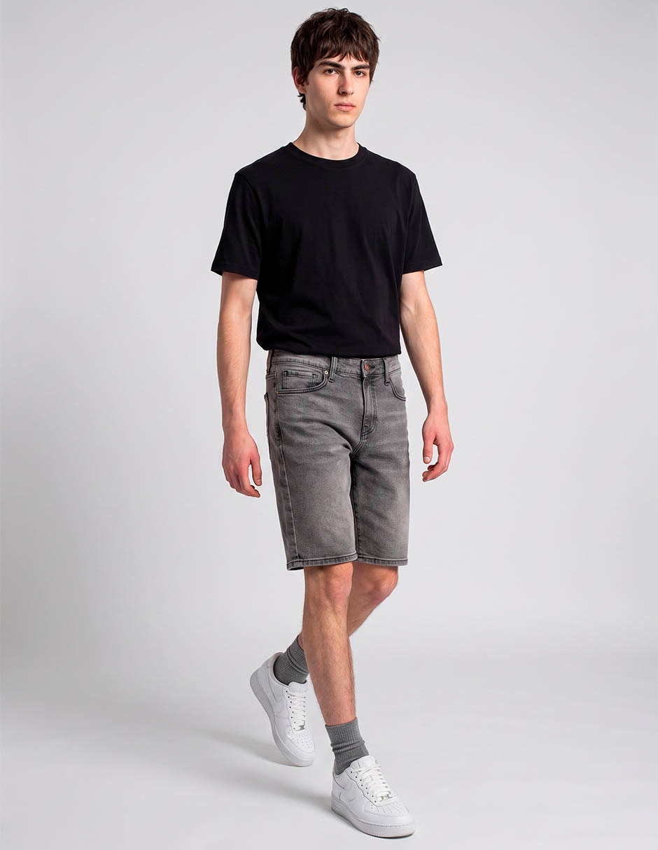 Short de mezclilla para hombre