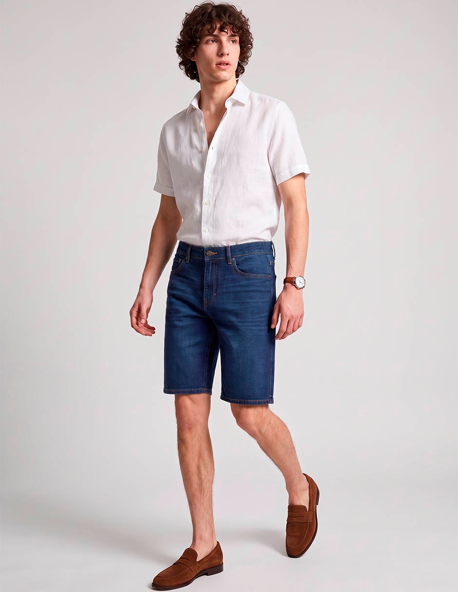 Short aéropostale de mezclilla para hombre