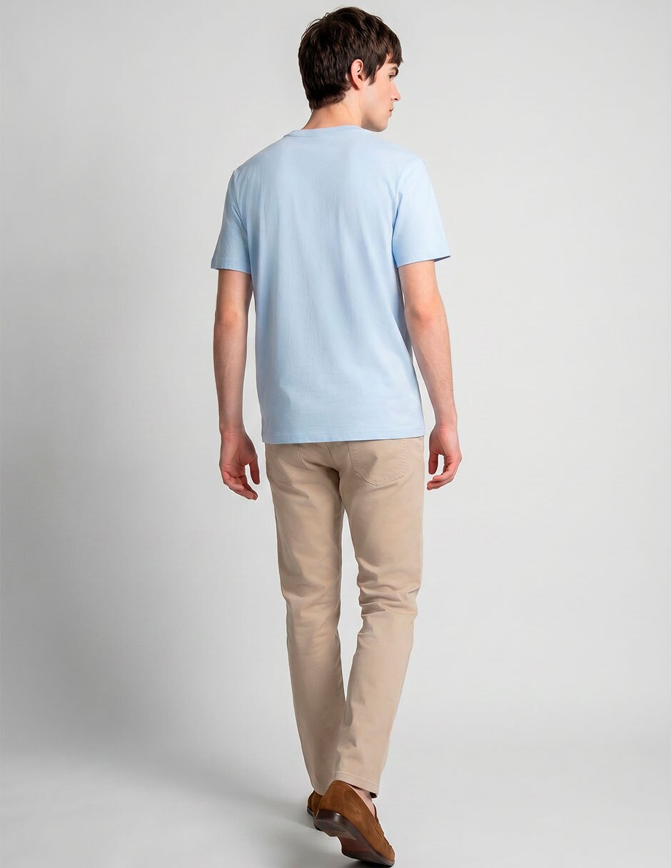 Playera cuello redondo para hombre 11