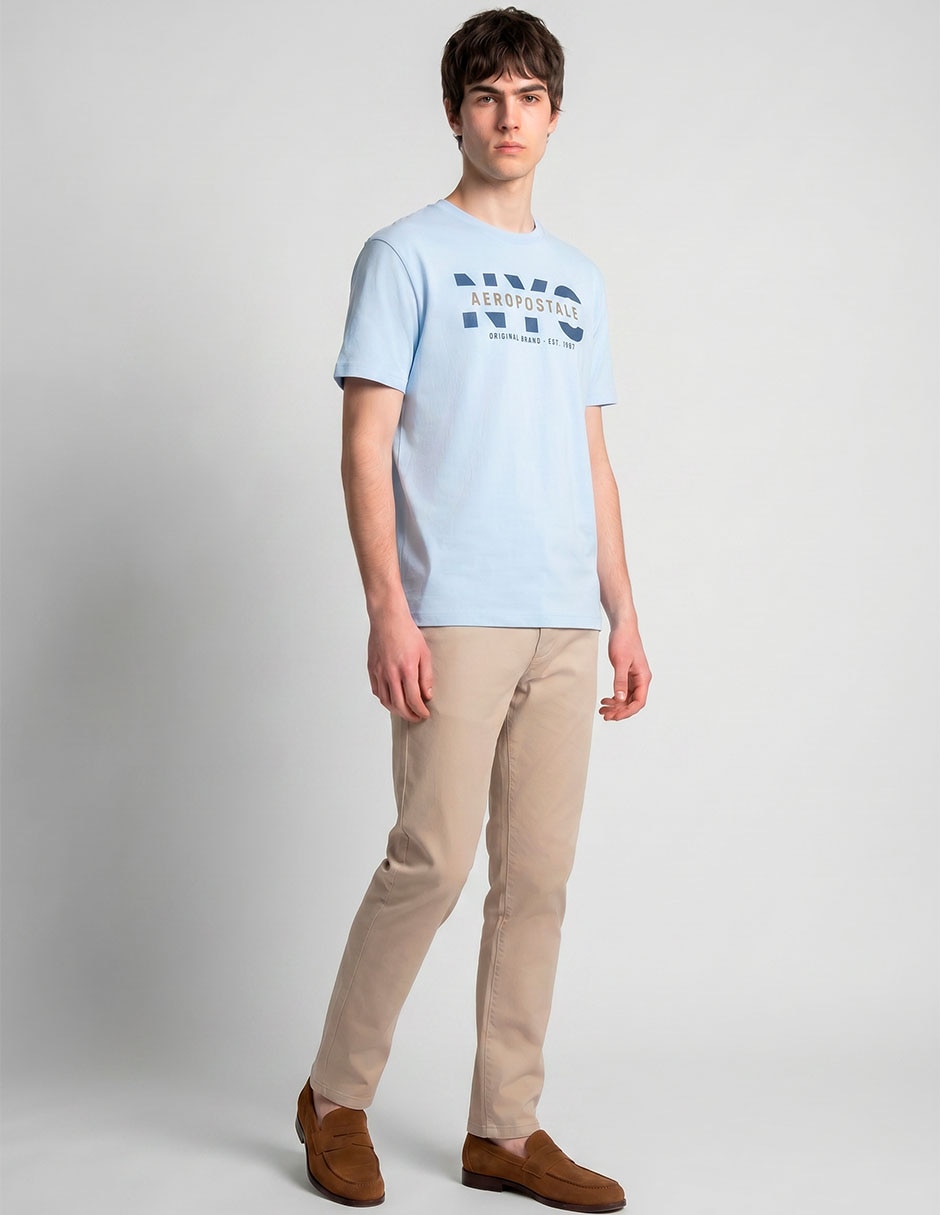 Playera cuello redondo para hombre 12