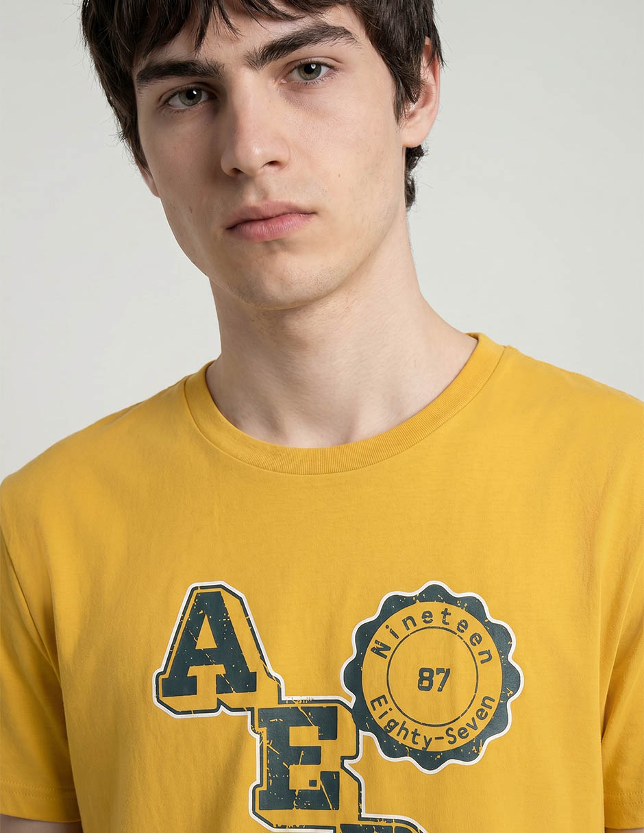 Playera cuello redondo para hombre