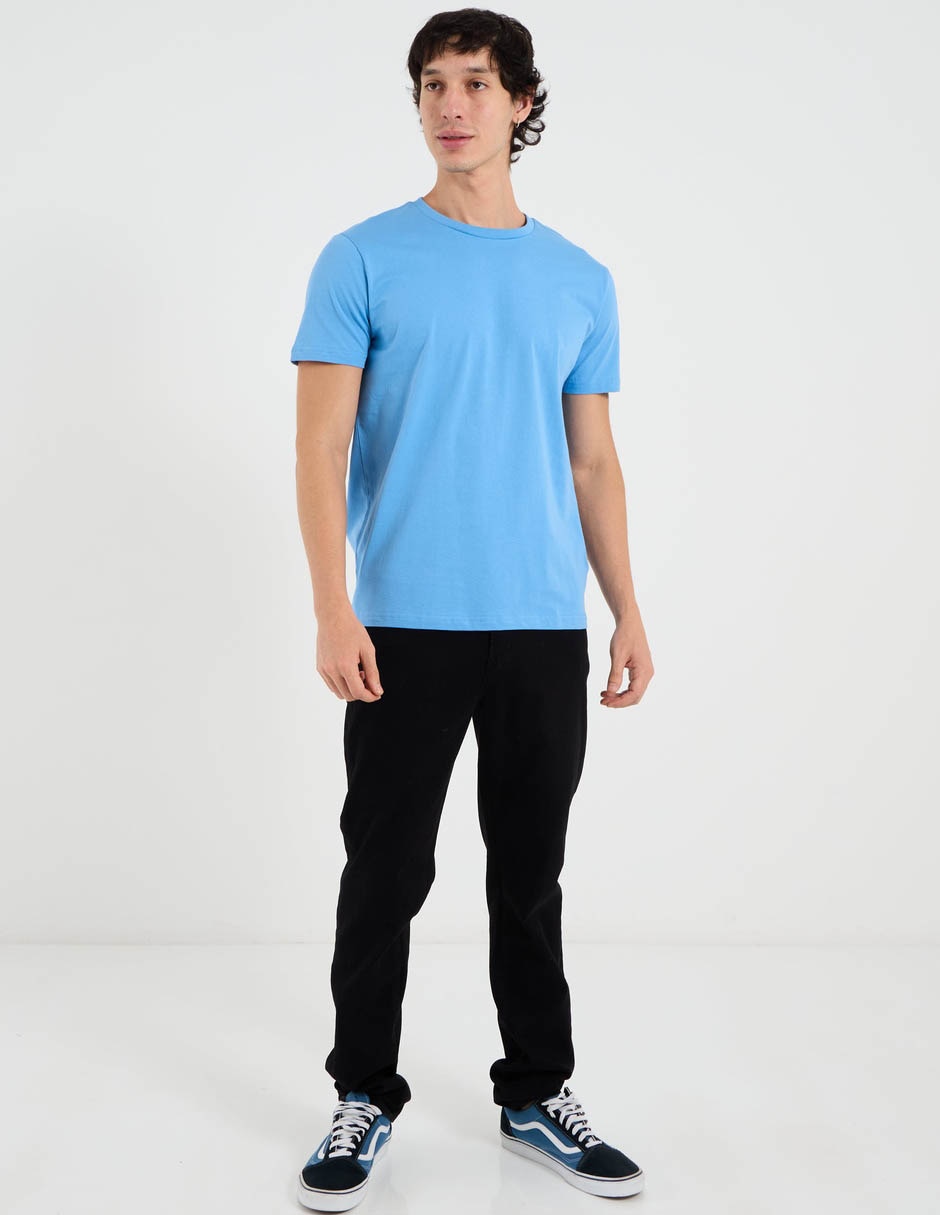 Playera cuello redondo para hombre