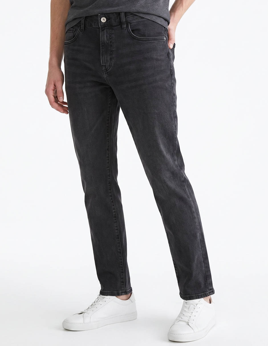 Jeans slim deslavado para hombre Jeans slim deslavado para hombre