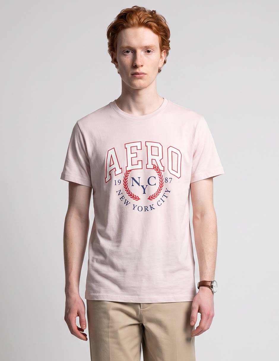 Playera cuello redondo para hombre