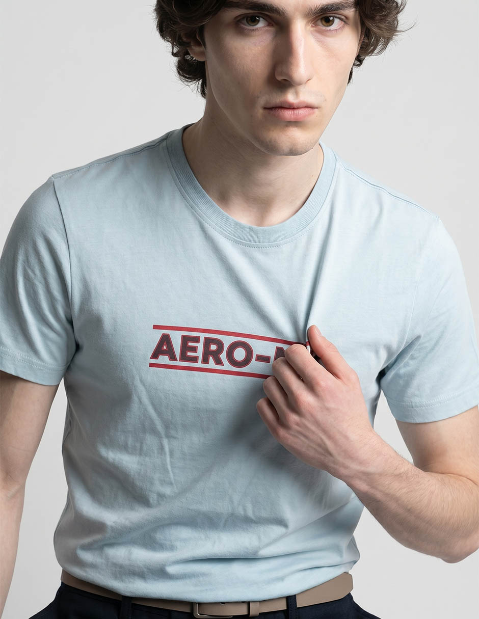 Playera aéropostale cuello redondo para hombre 3