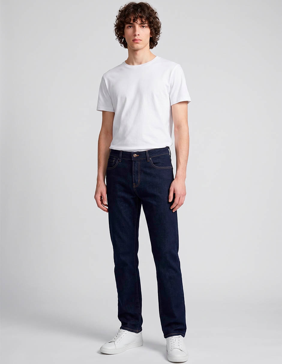 Jeans slim lavado medio para hombre Jeans slim lavado medio para hombre