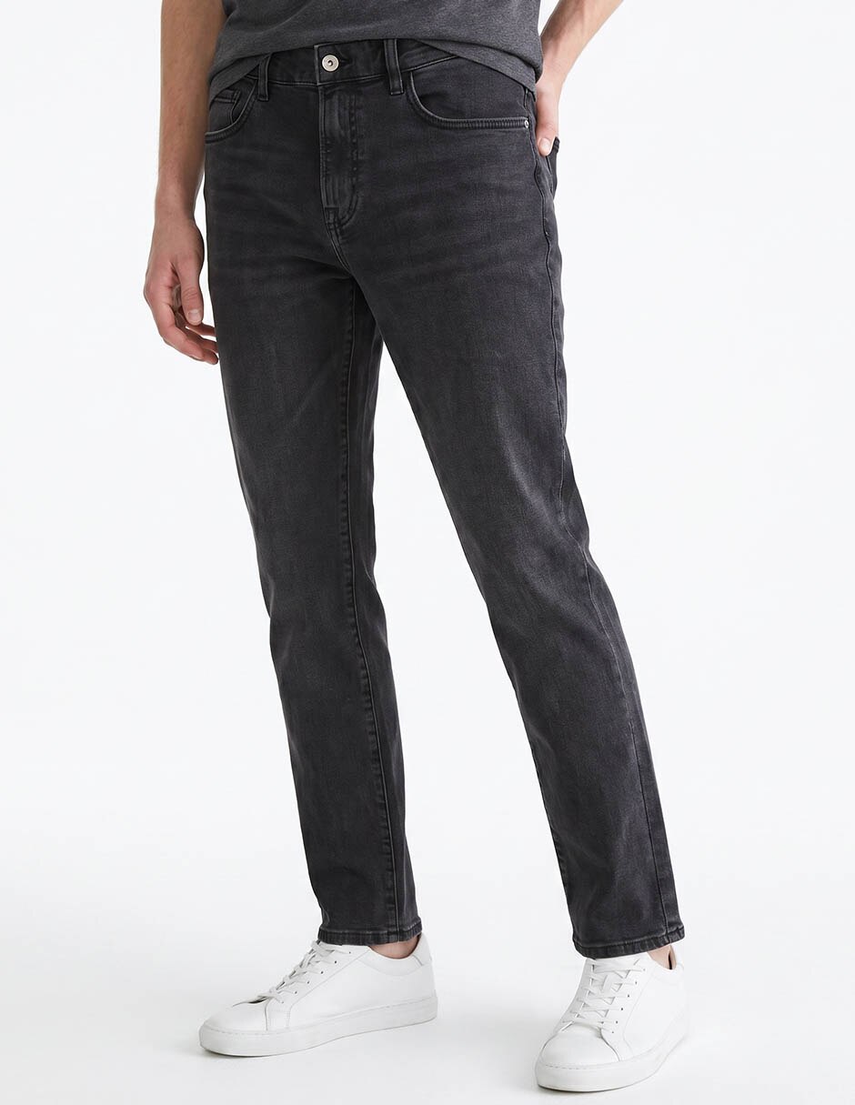 Jeans slim deslavado para hombre Jeans slim deslavado para hombre