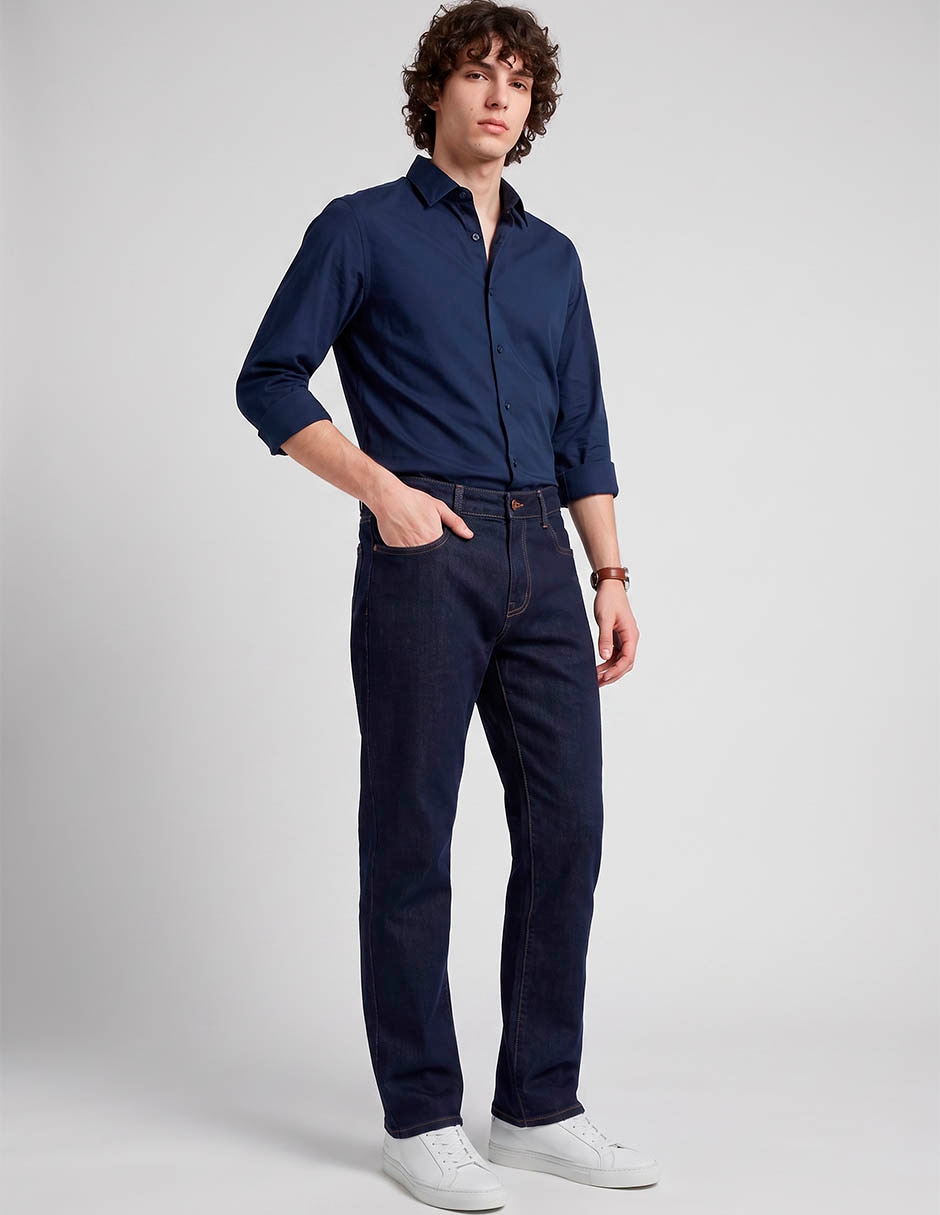 Jeans slim lavado medio para hombre Jeans slim lavado medio para hombre