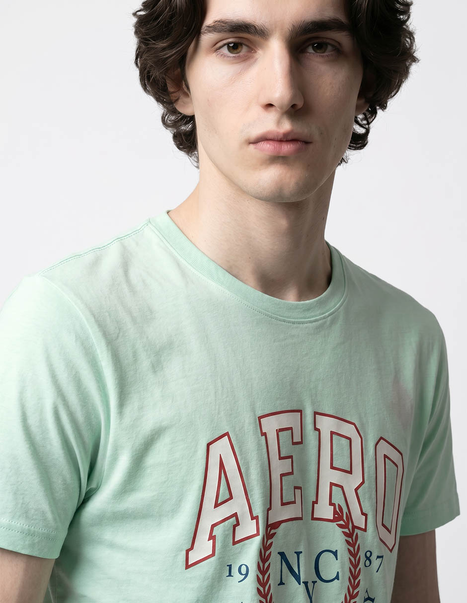 Playera aéropostale cuello redondo para hombre 3