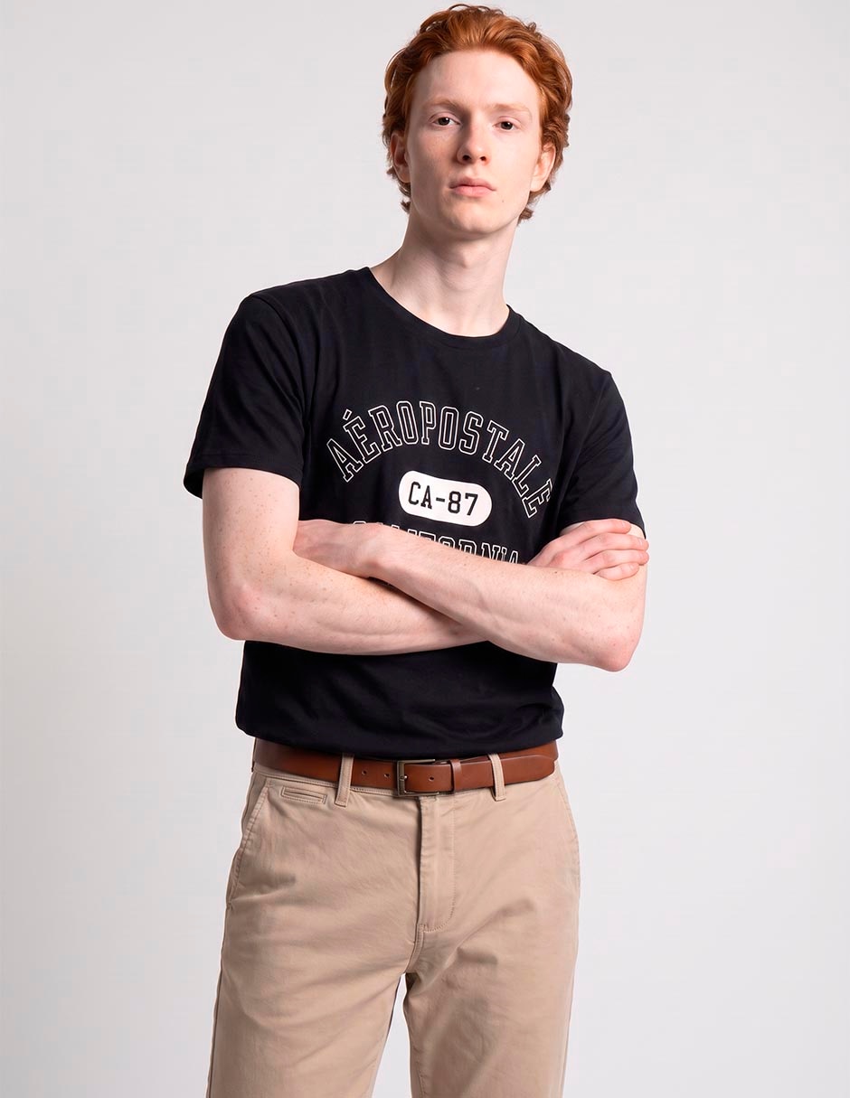 Playera cuello redondo para hombre