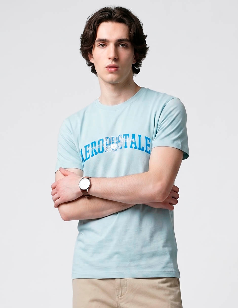 Playera aéropostale cuello redondo para hombre Playera aéropostale cuello redondo para hombre
