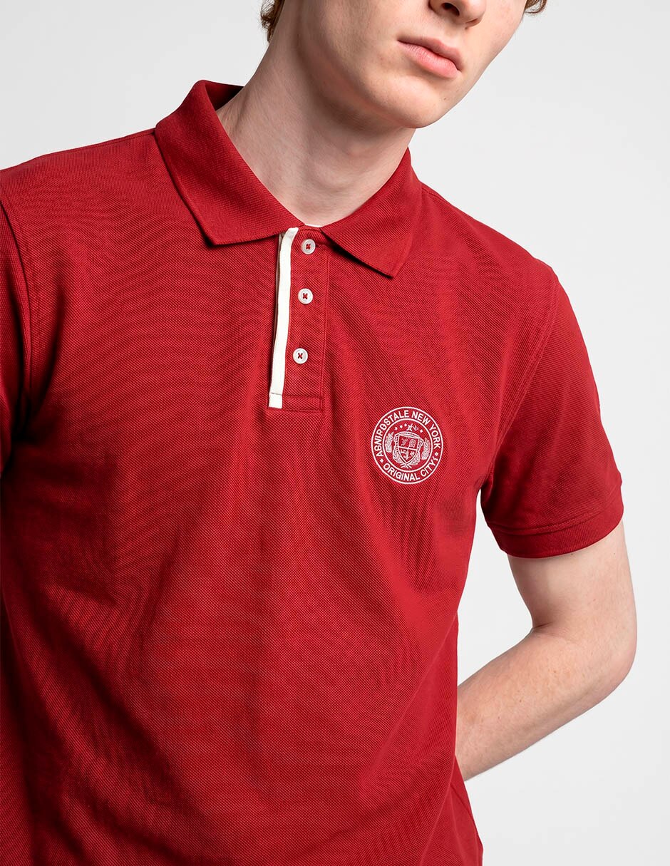 Playera Aéropostale cuello polo para hombre