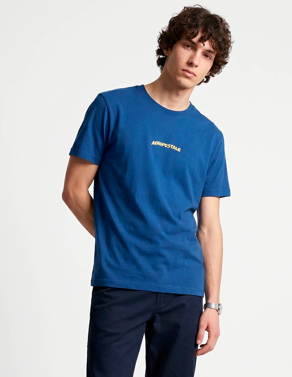 Playera aéropostale cuello redondo para hombre Playera aéropostale cuello redondo para hombre