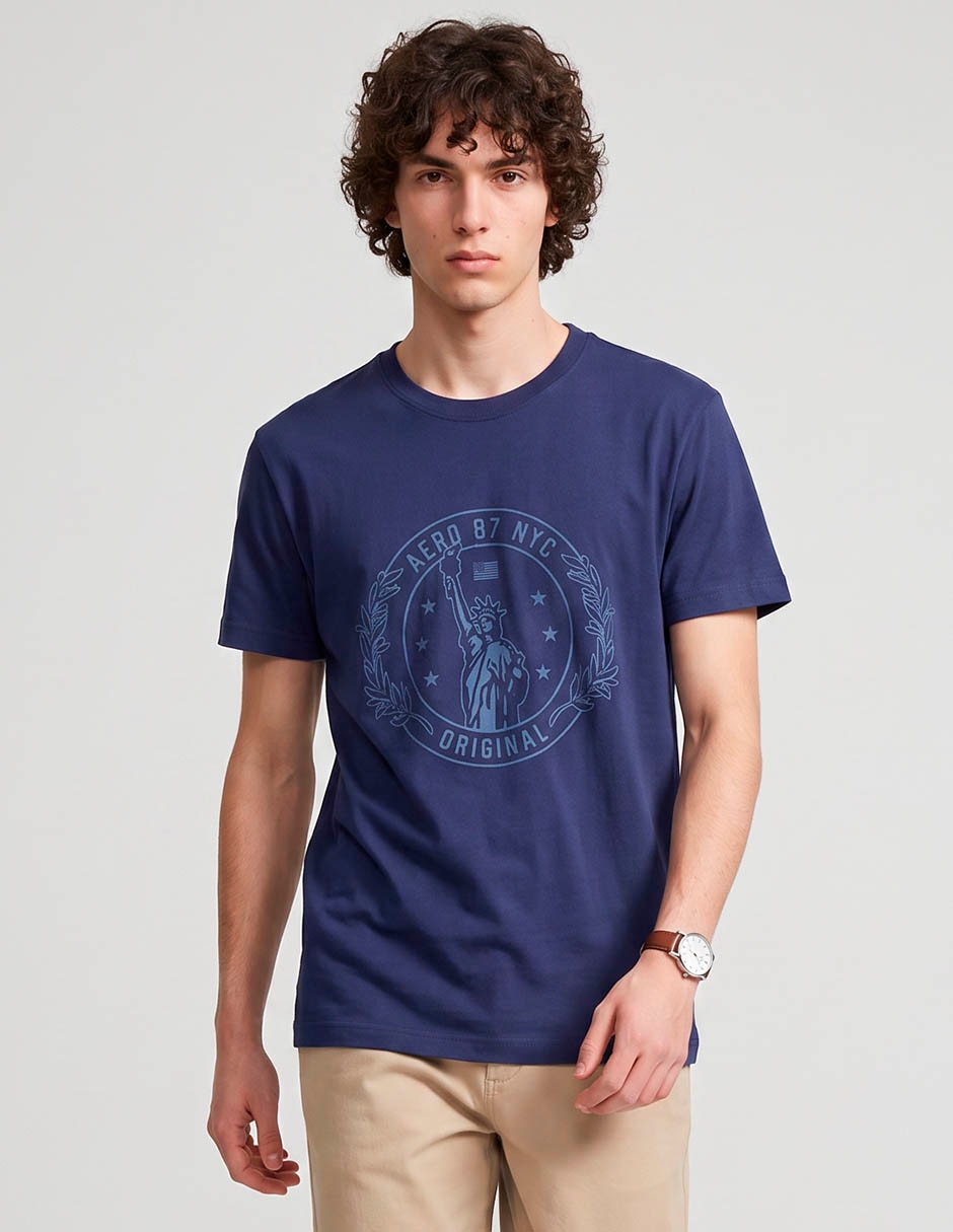 Playera cuello redondo para hombre Playera cuello redondo para hombre