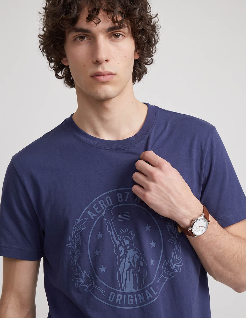 Playera cuello redondo para hombre 3