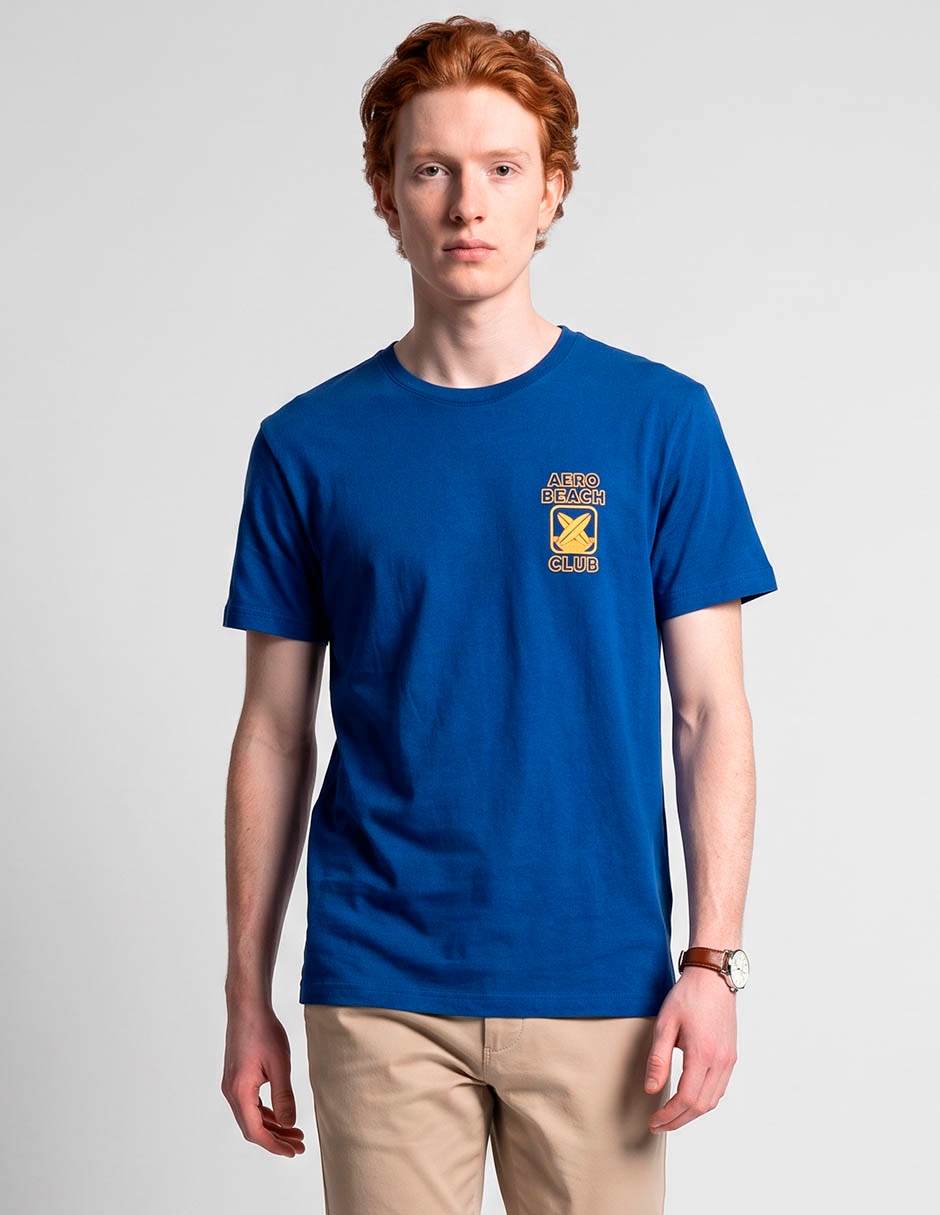Playera cuello redondo para hombre