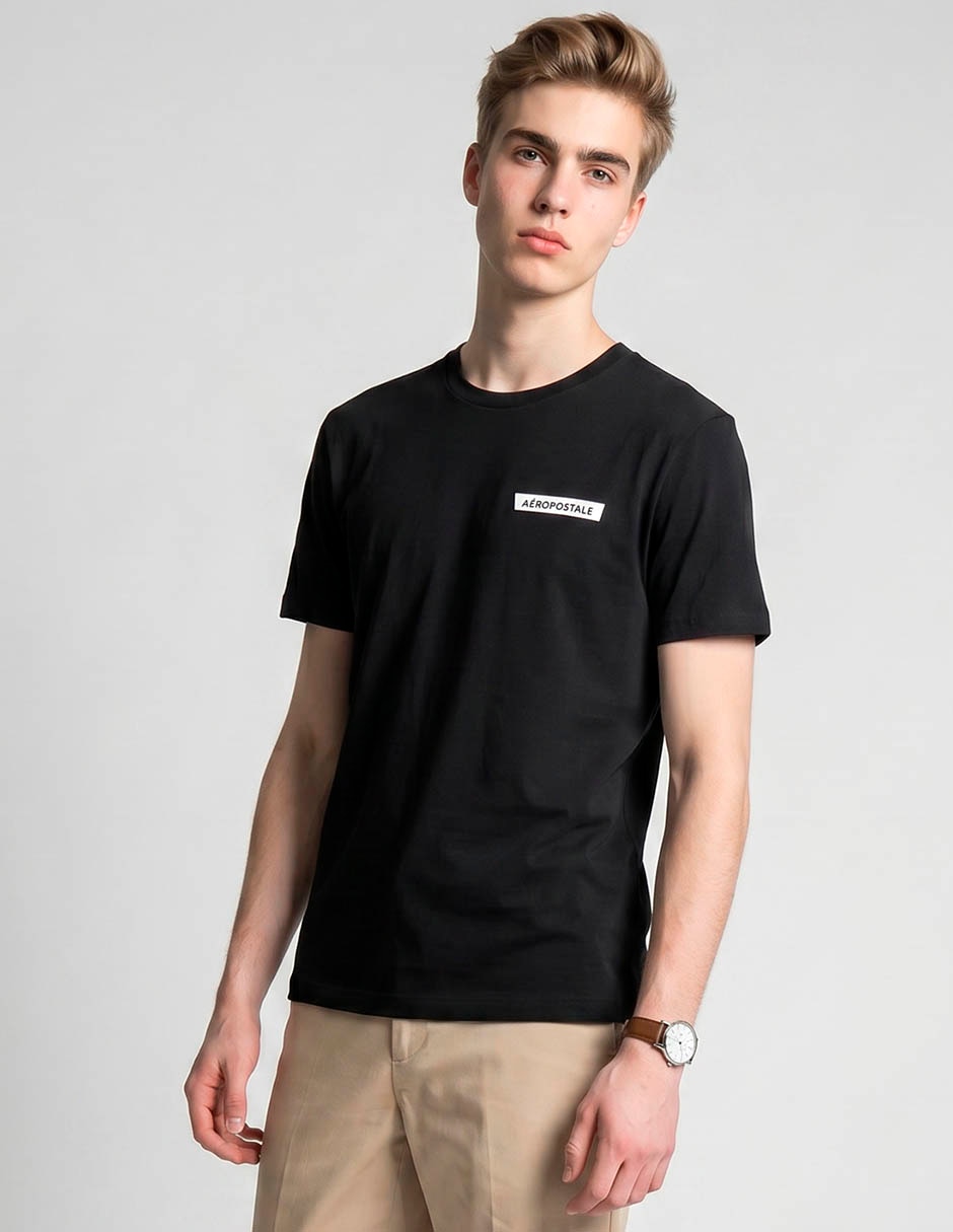 Playera aéropostale cuello redondo para hombre 1